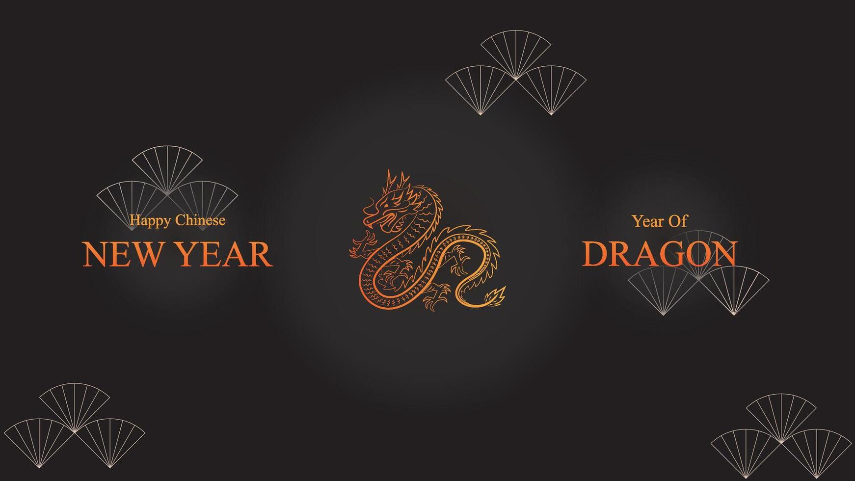 Dragon Pattern chinesse ornament , lunar new year background vector
