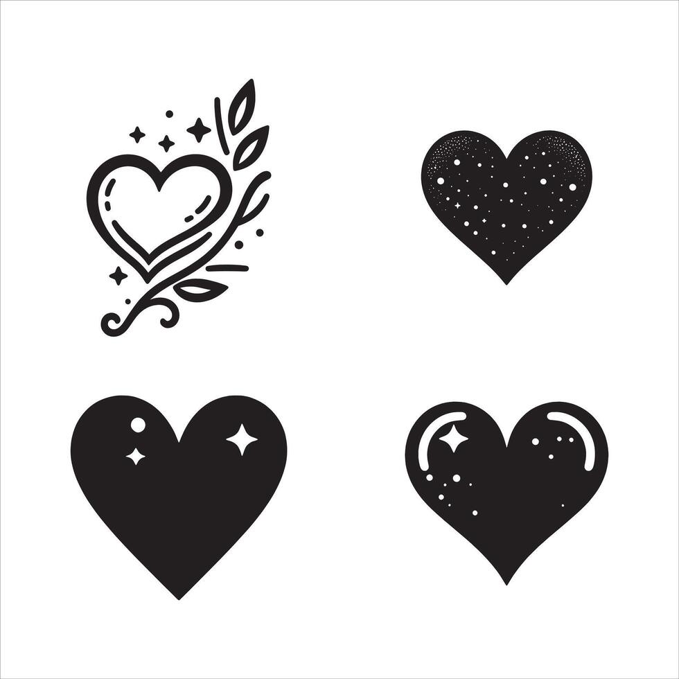 The Blueprint of a Heart vector