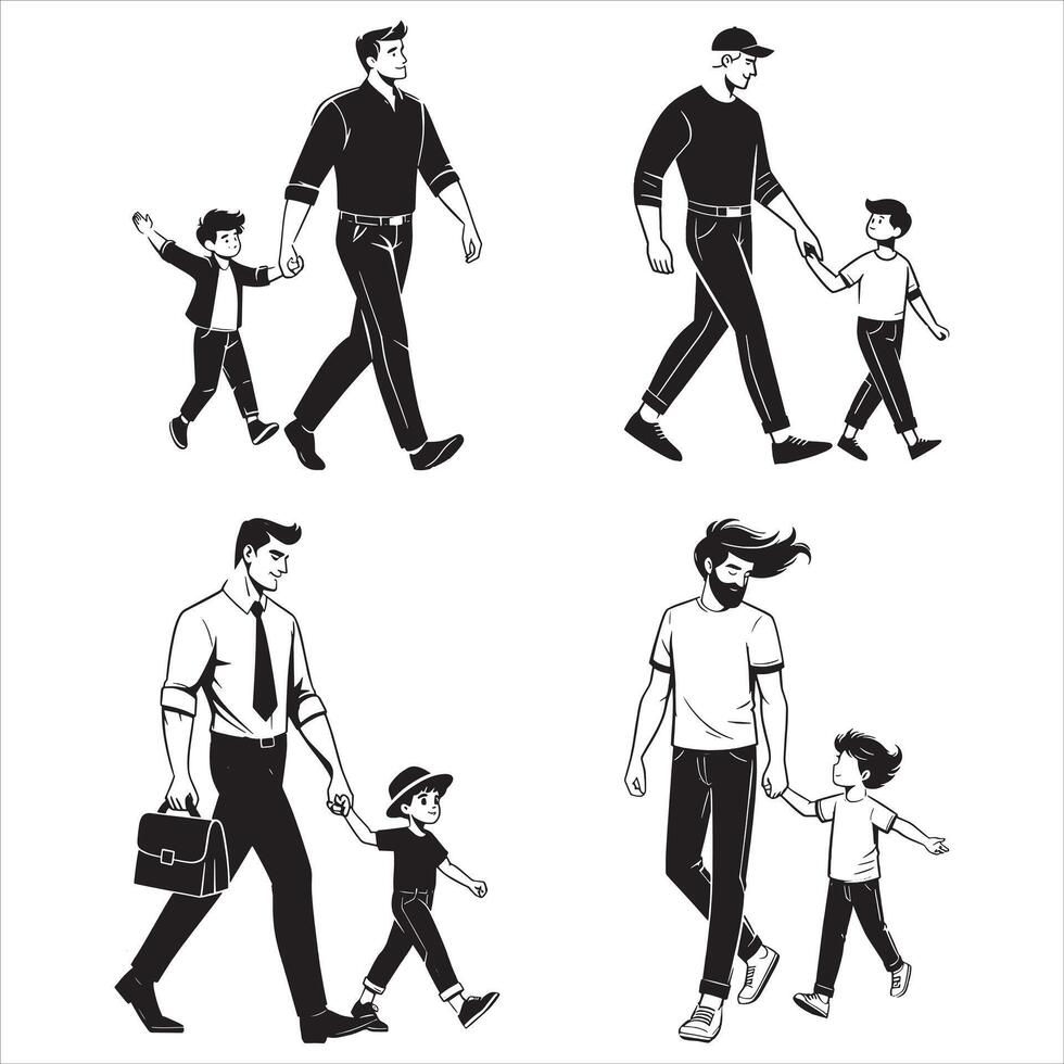 The Legacy of a Great Father vector