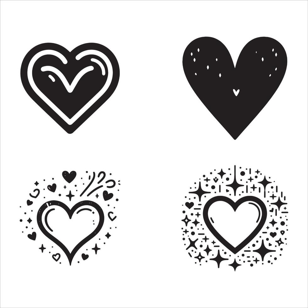 A Circle Around a Heart vector