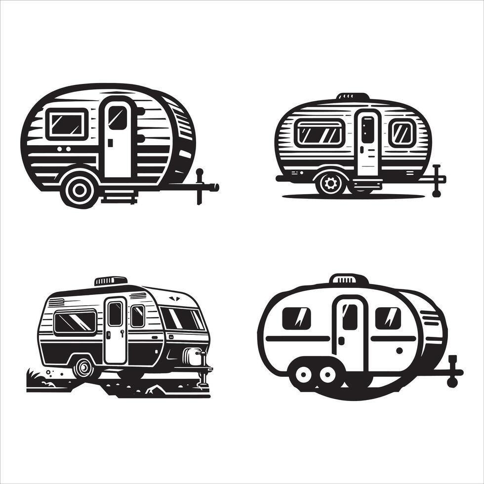Tales from a Traveling Camper vector