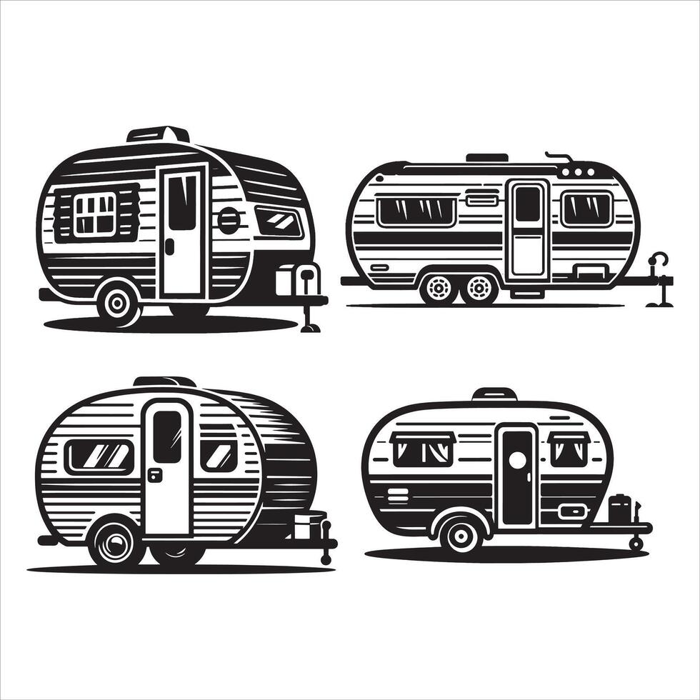 The Camper Way of Life vector