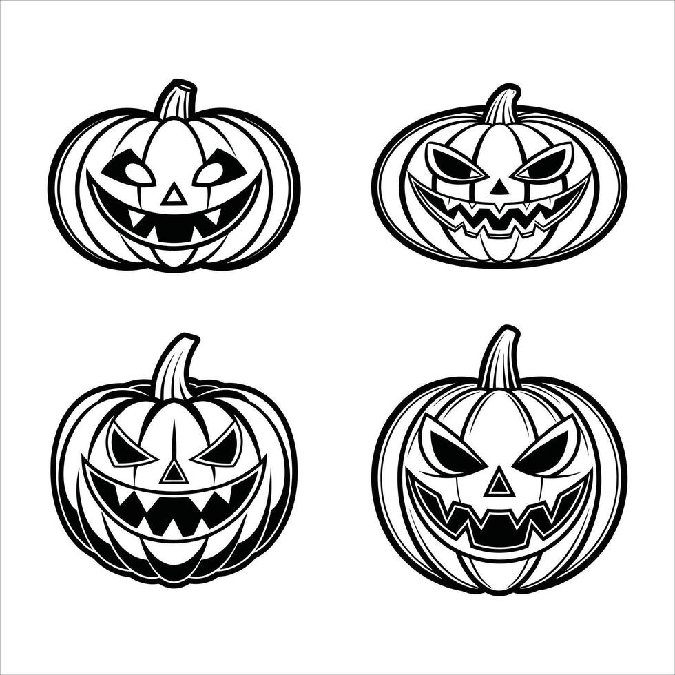 Halloween Pumpkin Frames vector