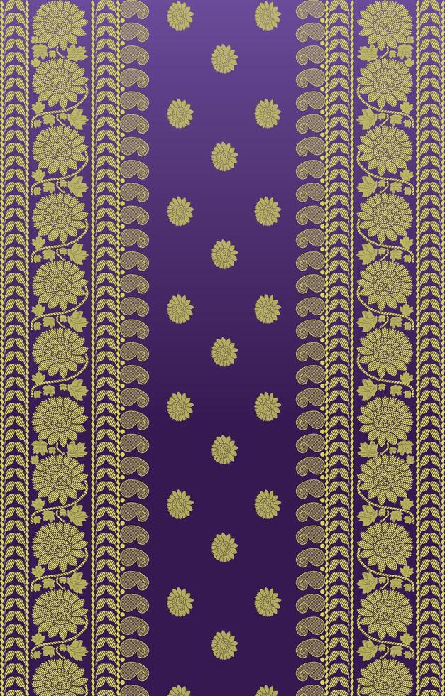 beautiful ornament for textile vector