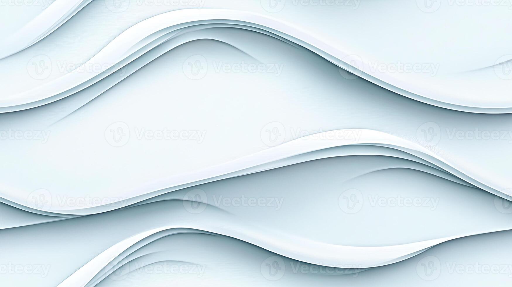 Abstract white paper waves background photo