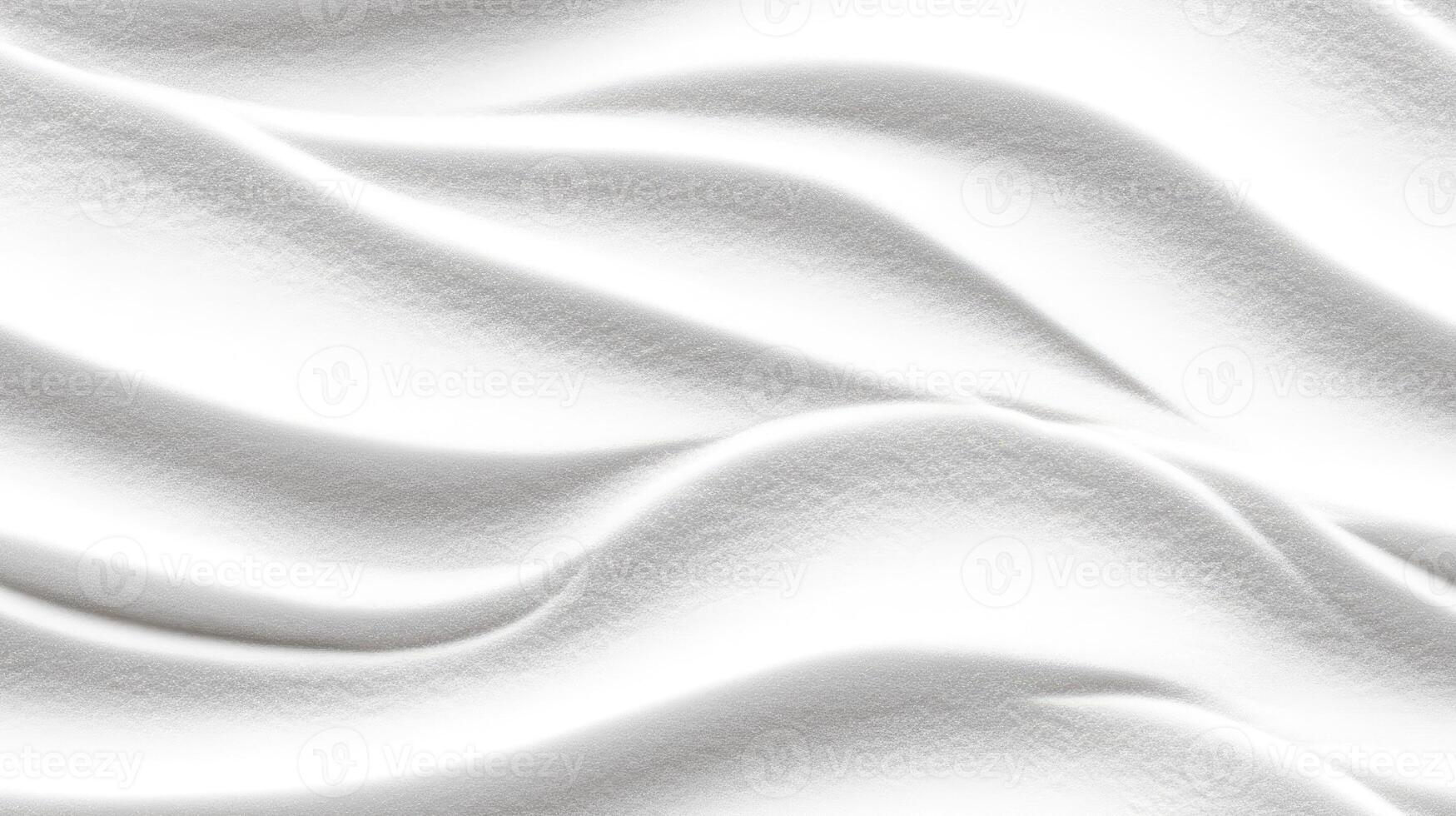 A white background with waves of cream photo