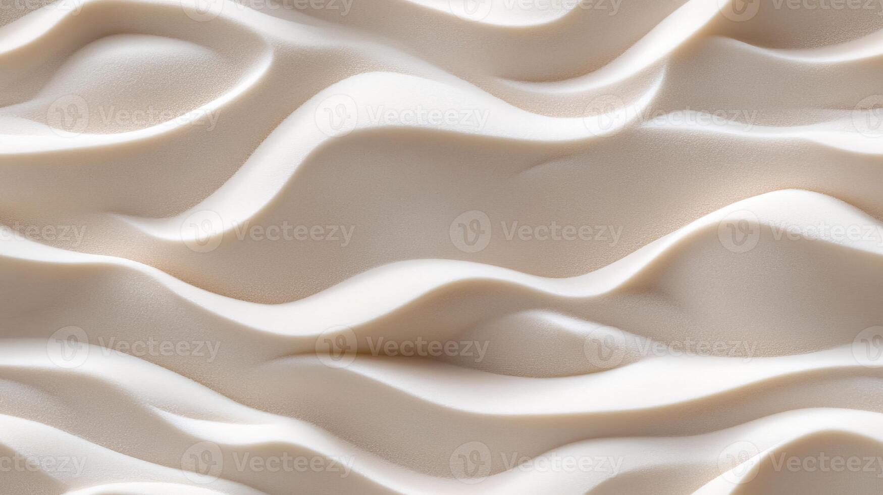A close up of a white wavy surface photo