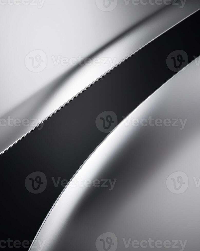 A black and white photo of a curved surface