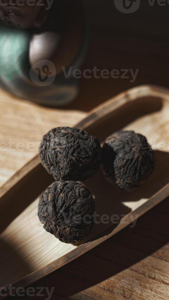 Natural Still Life Featuring Dark Textured Objects in an Artistic and Aesthetic Arrangement photo