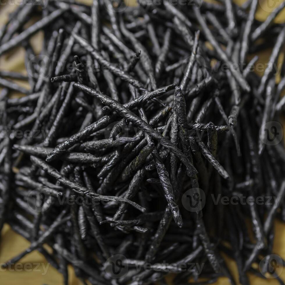 This is a Black Twiglike Natural Material often used for Crafts and Decoration projects photo