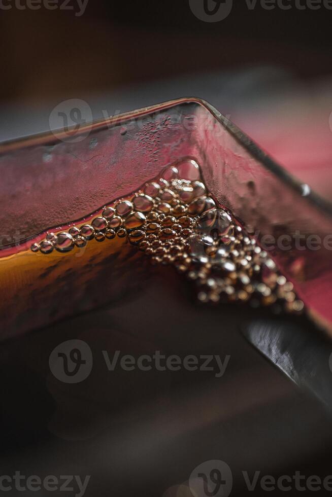 An InDepth CloseUp of Liquid Metal Flowing Smoothly During a Crafting and Creation Process photo