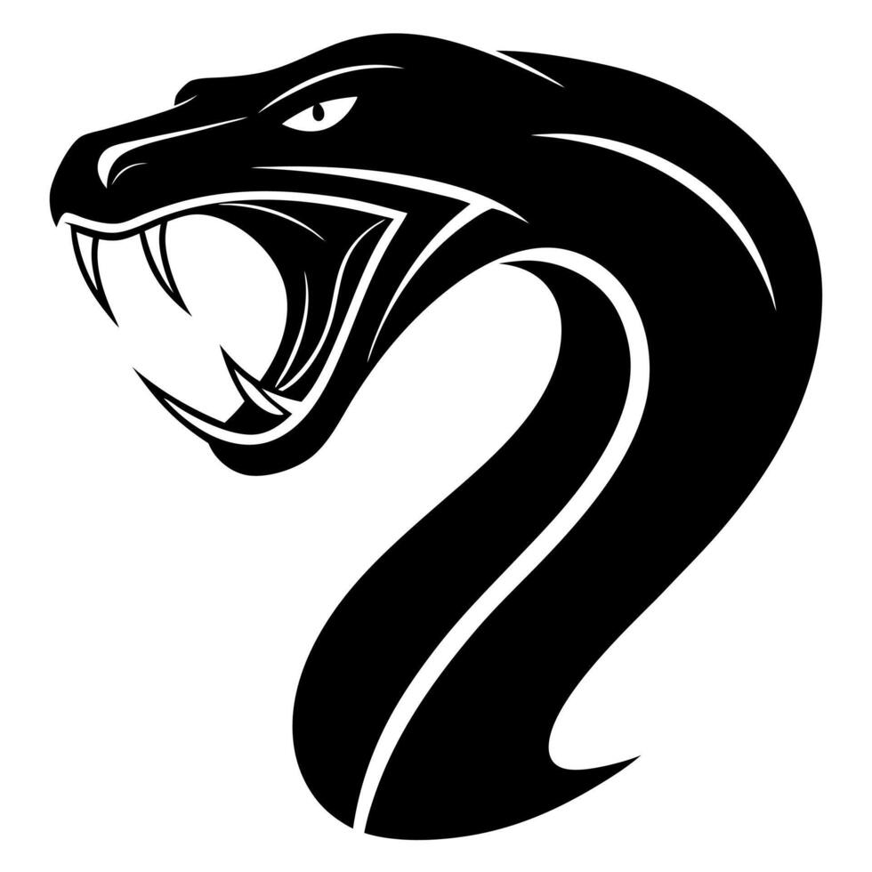 Snake head logo vector
