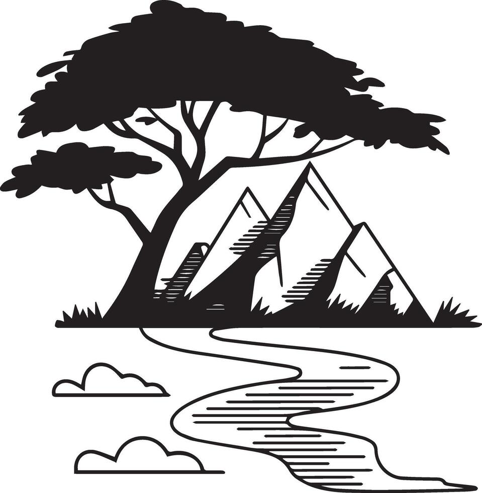 A set of design elements like Nature Icon Set vector