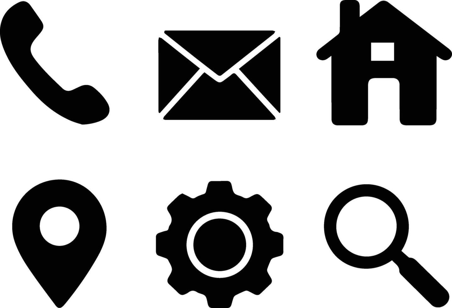 Modern and Clean Flat Icon Set for Every Industry vector