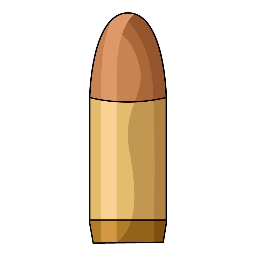 illustration of bullet vector
