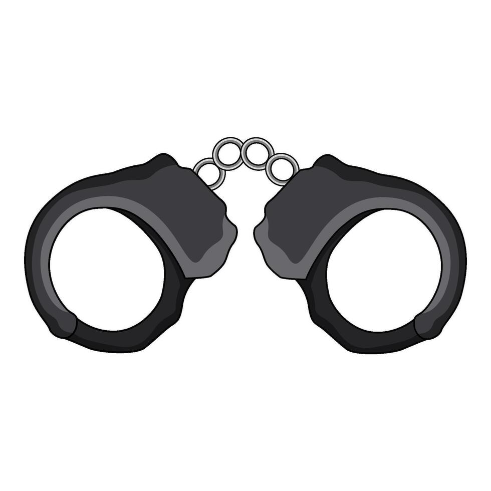 illustration of Handcuffs vector