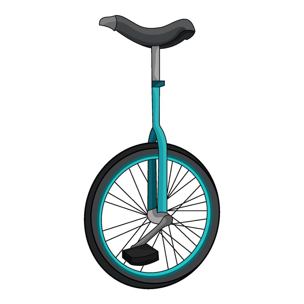 illustration of Unicycle vector