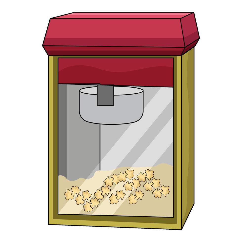 illustration of Popcorn Stand vector
