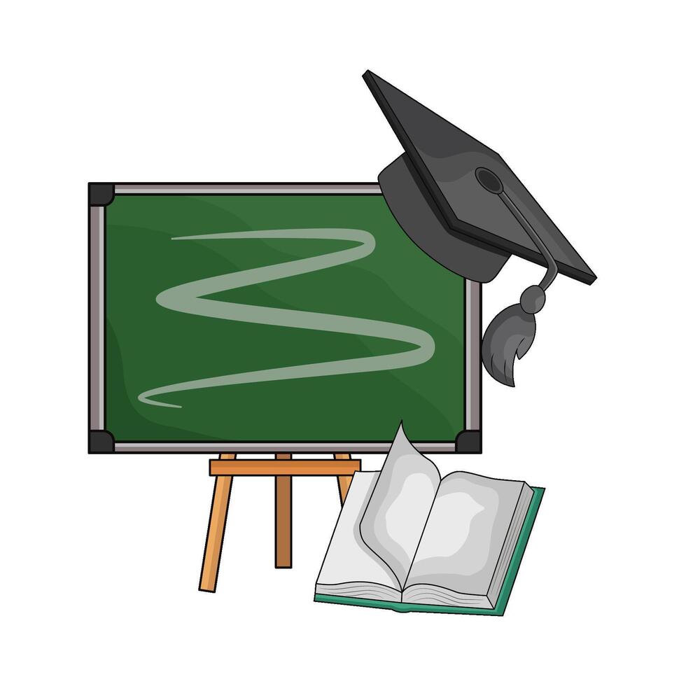 Chalkboard Surface with Faint Marks vector