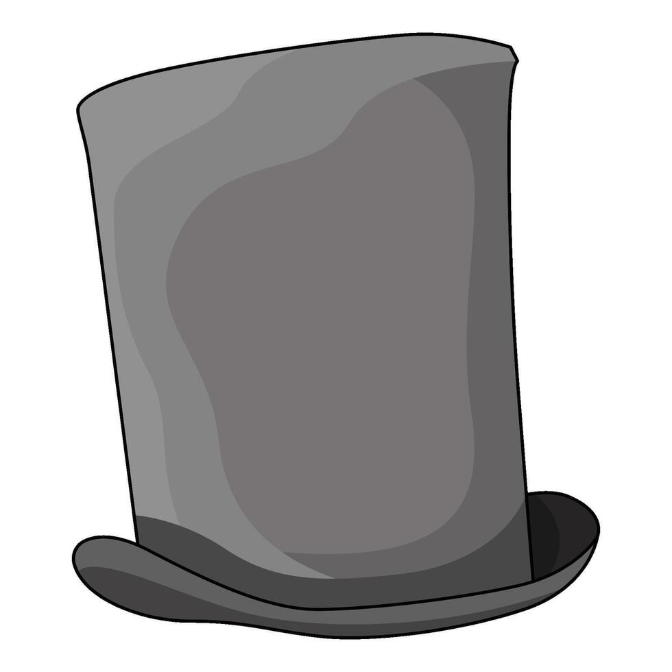 illustration of top hat vector