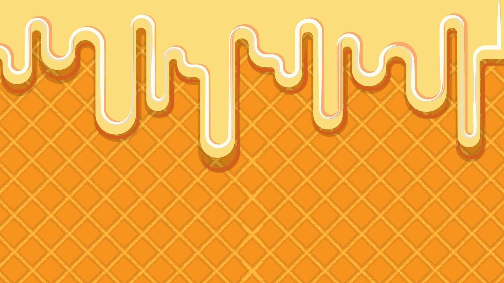 waffle background illustration vector
