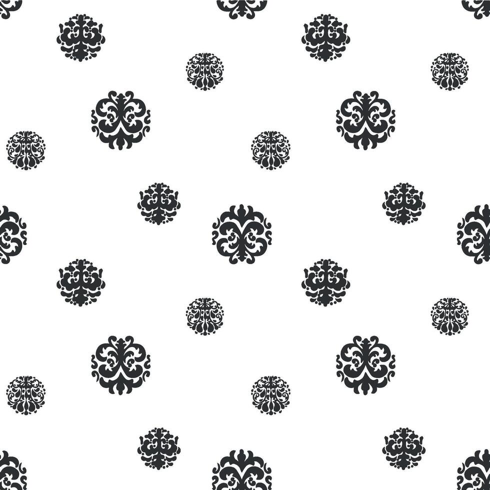 Ornamental element, swirling ornate with curls. Festive seamless pattern. graphic illustration for traditional oriental background. Holiday template for wrapping, textile, wallpaper, fabric. vector