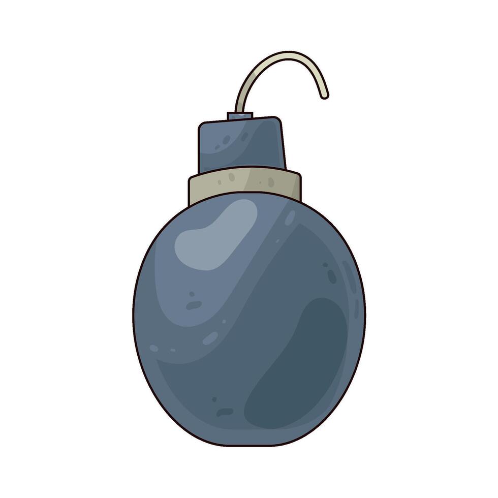 Illustration of bomb vector