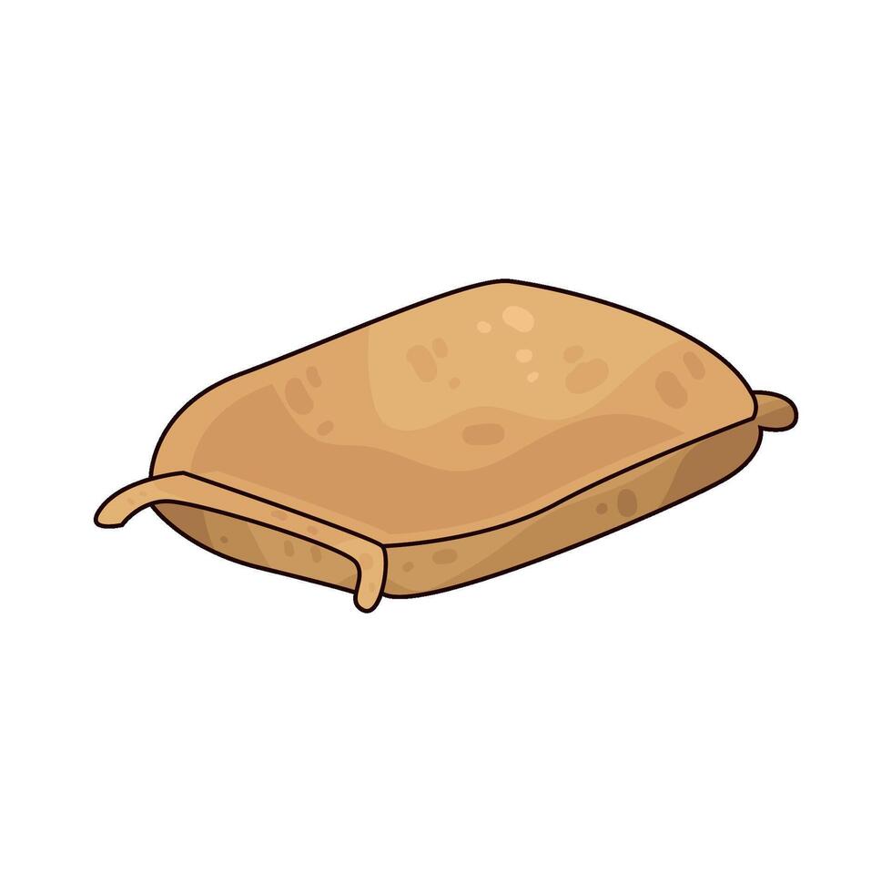 Illustration of sandbags vector