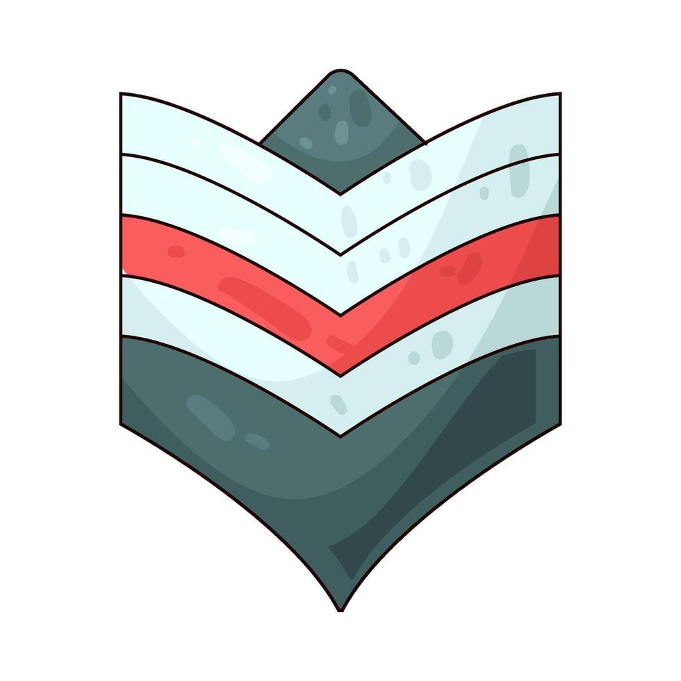 Illustration of Military Rank Insignia vector