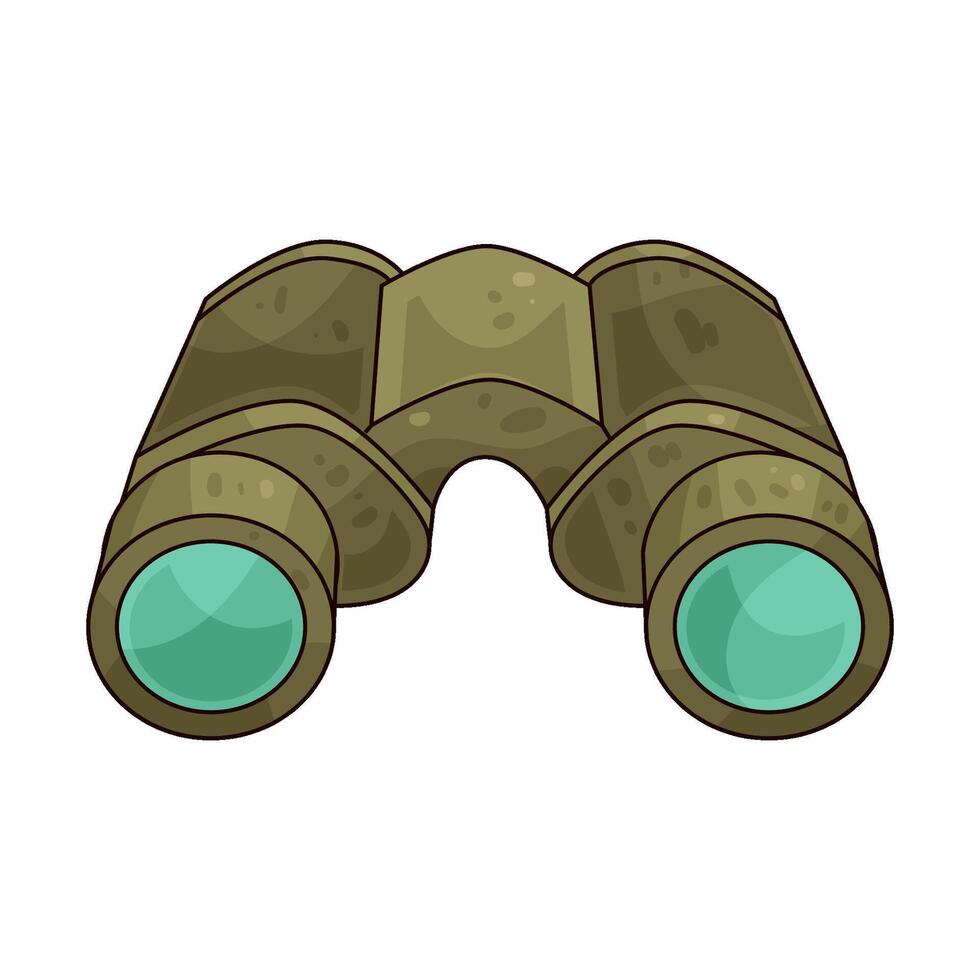 Illustration of binoculars vector