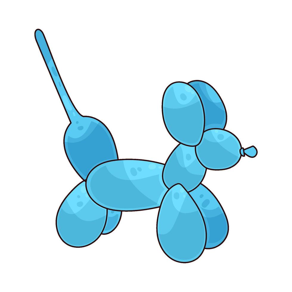 Illustration of balloon animal vector