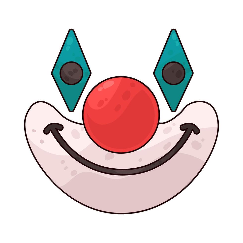 Illustration of clown vector