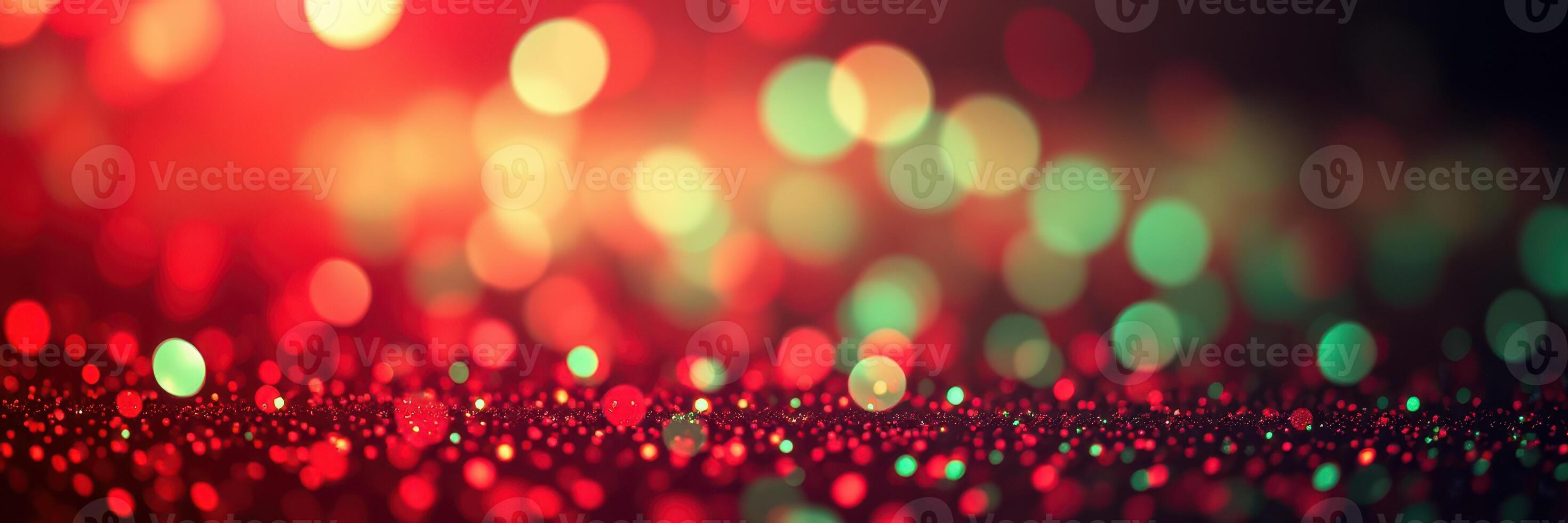 Vibrant bokeh lights create a festive atmosphere in a celebration setting photo