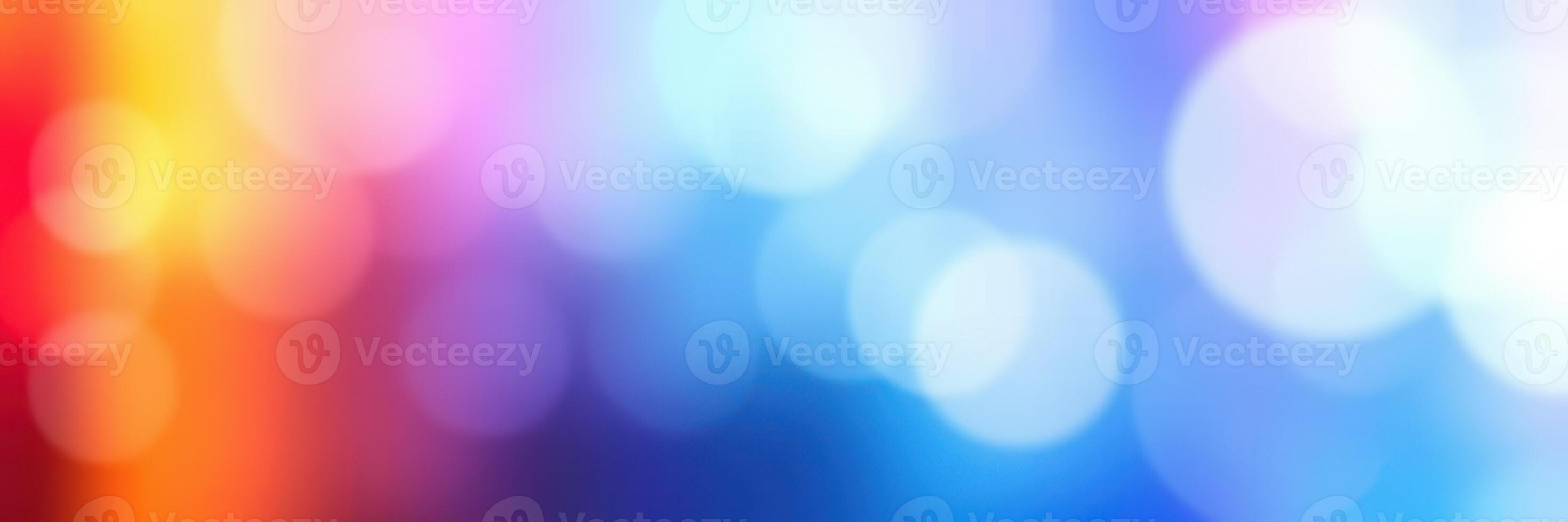 Colorful abstract background featuring blurred lights in vibrant hues for artistic design use photo