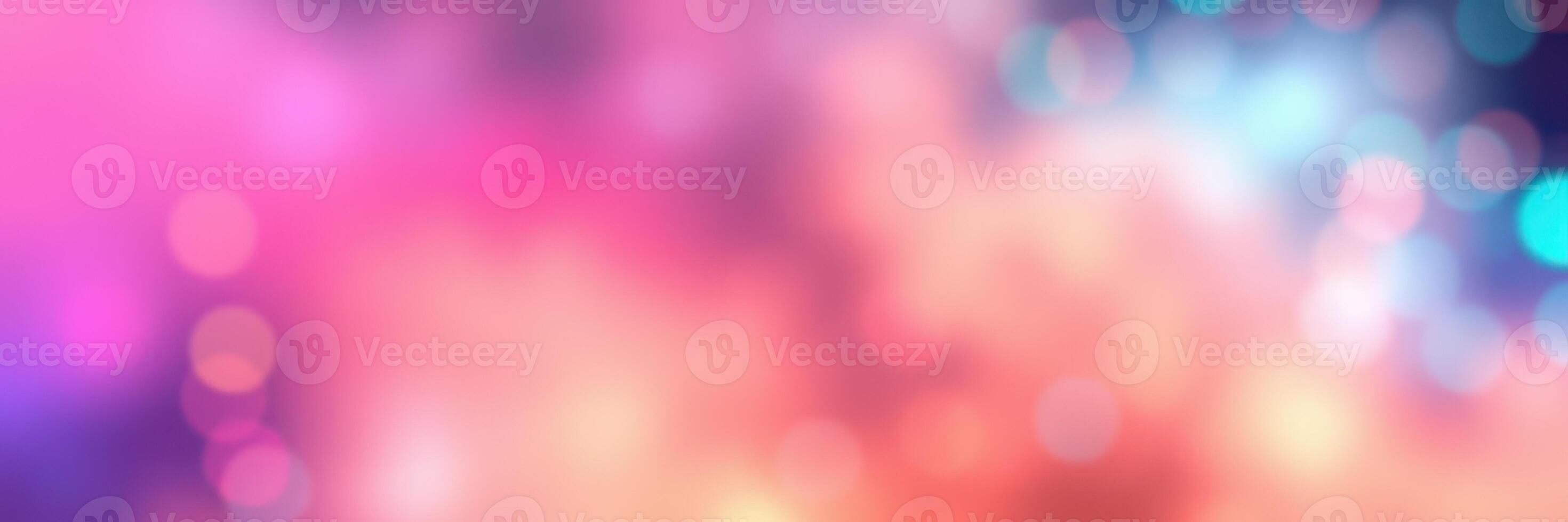 Vibrant abstract background showcases a blend of colorful bokeh lights in a festive atmosphere photo