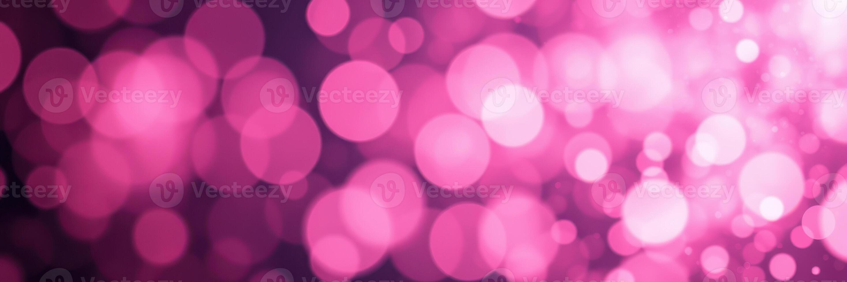 Vibrant pink bokeh background creates a dreamy atmosphere for celebrations and events photo