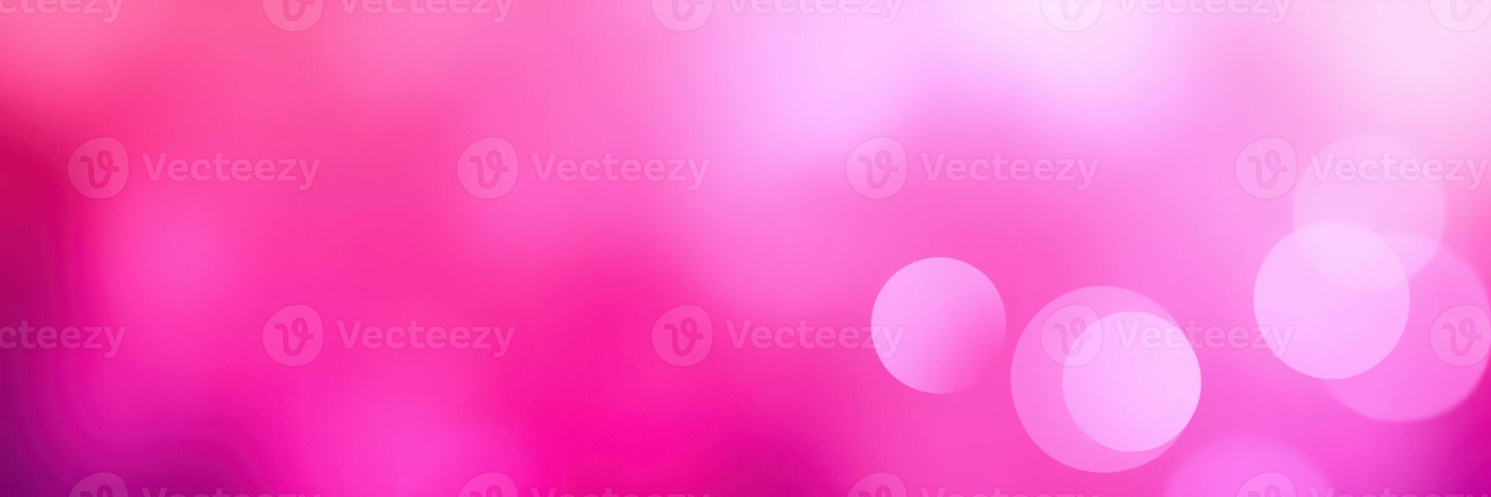 Bright pink abstract background with soft bokeh lights creating a dreamy atmosphere during sunset photo
