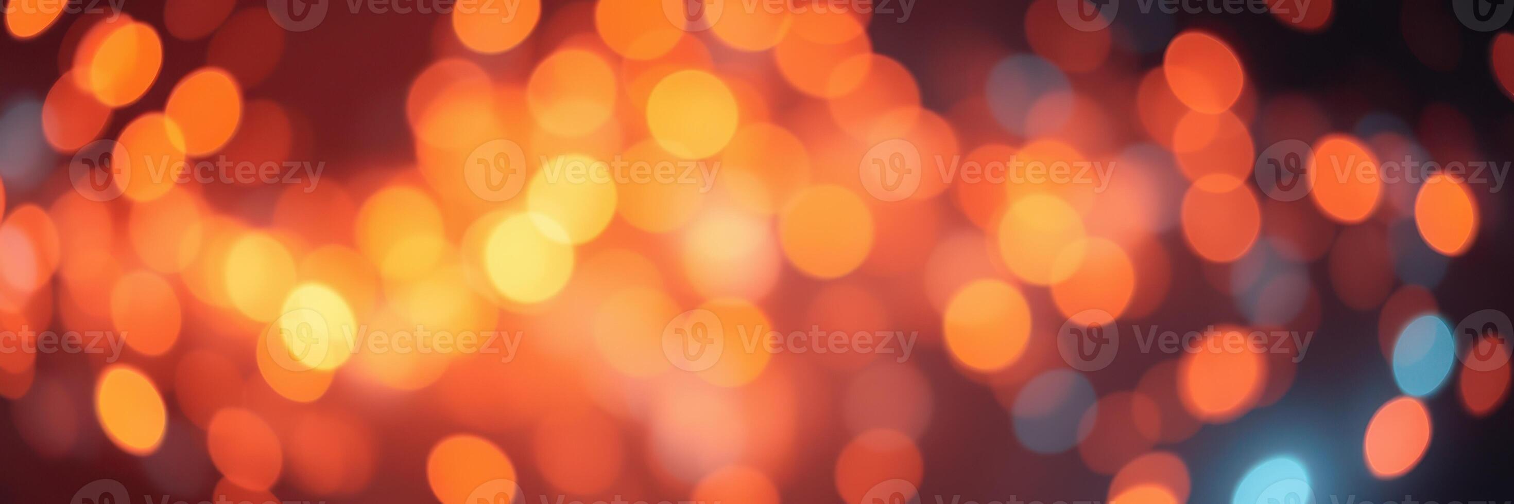 Vibrant bokeh lights creating a mesmerizing atmosphere at a nighttime event in an urban setting photo