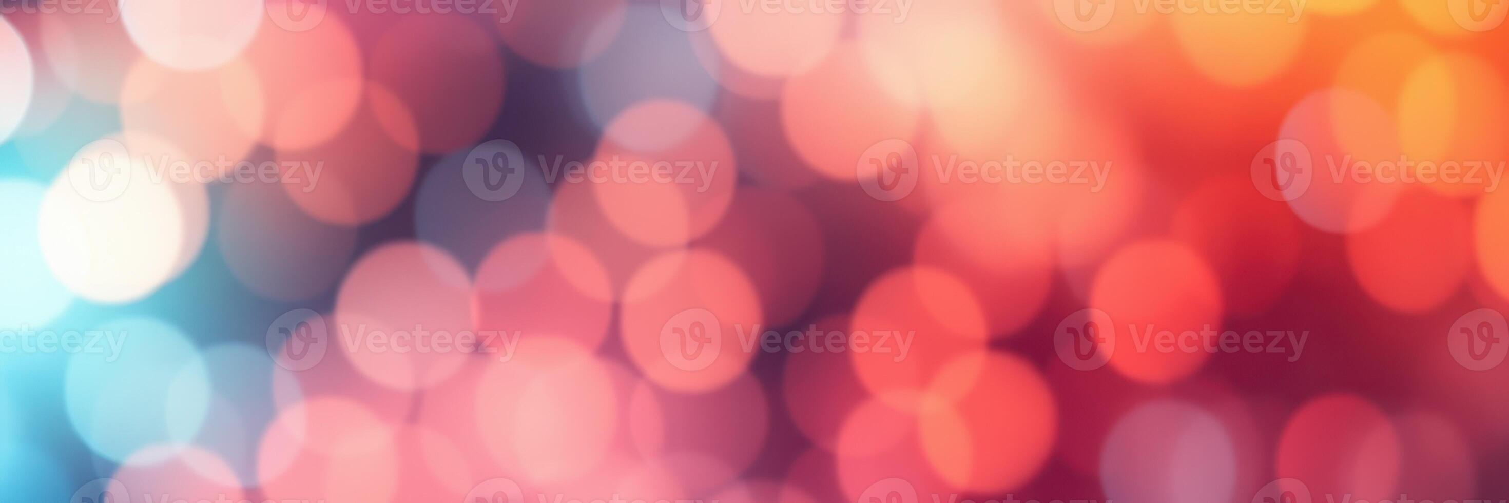 Colorful bokeh backdrop enhances festive atmosphere at evening event in vibrant shades photo