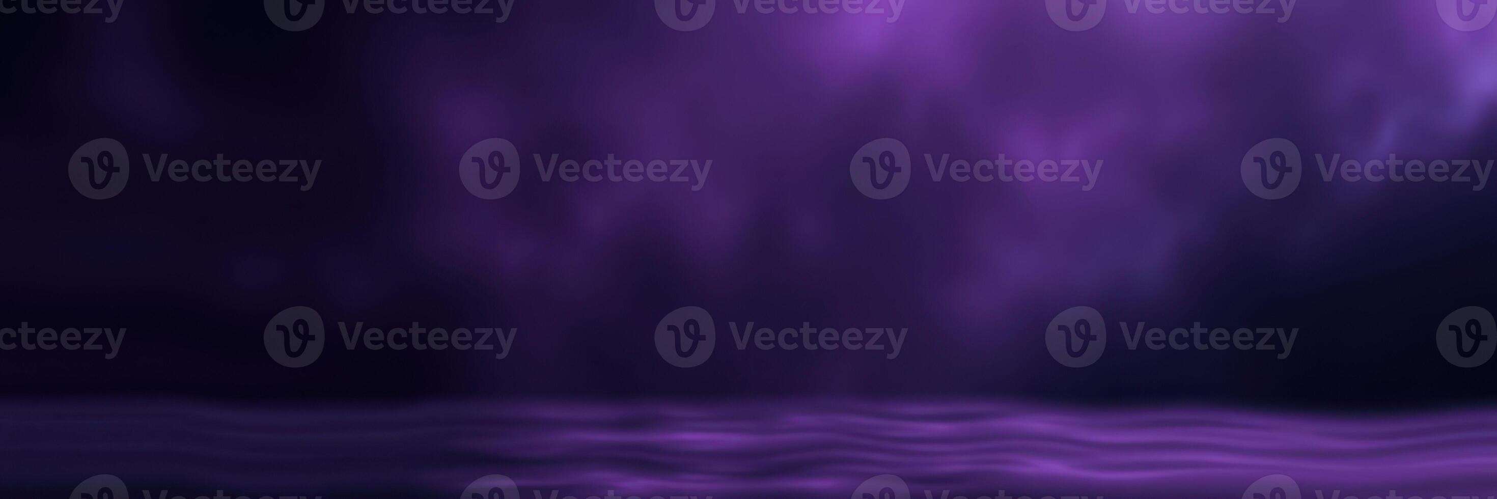 Mesmerizing purple fog over a tranquil sea at twilight creates an enchanting atmosphere photo