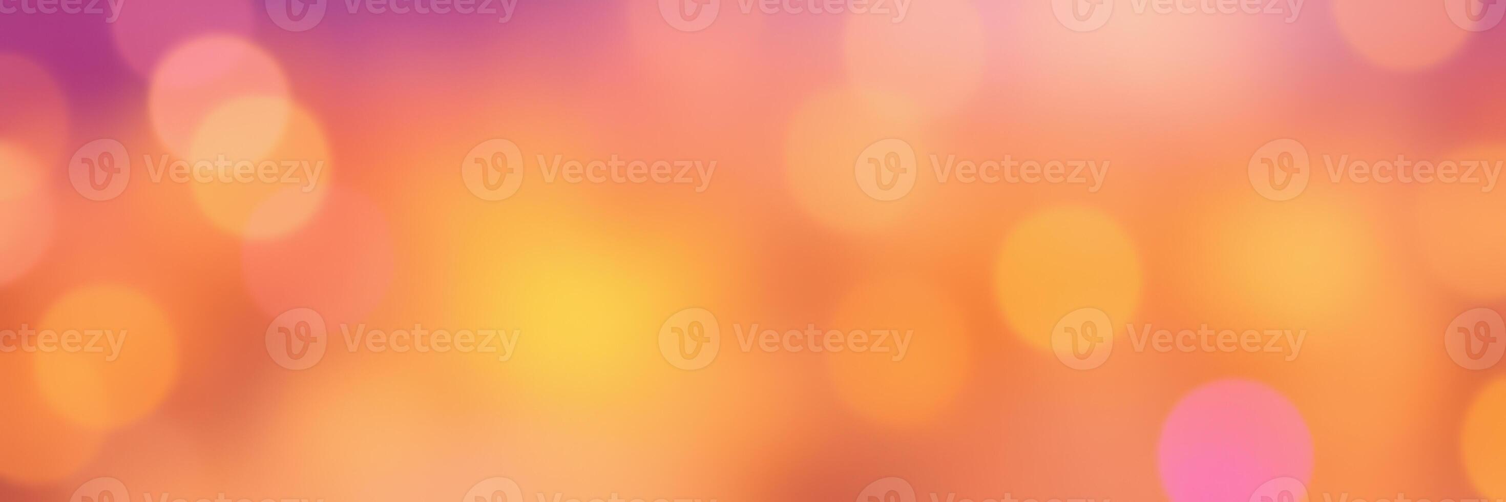 Vibrant abstract background with colorful bokeh effects creating a festive atmosphere in the evening light photo