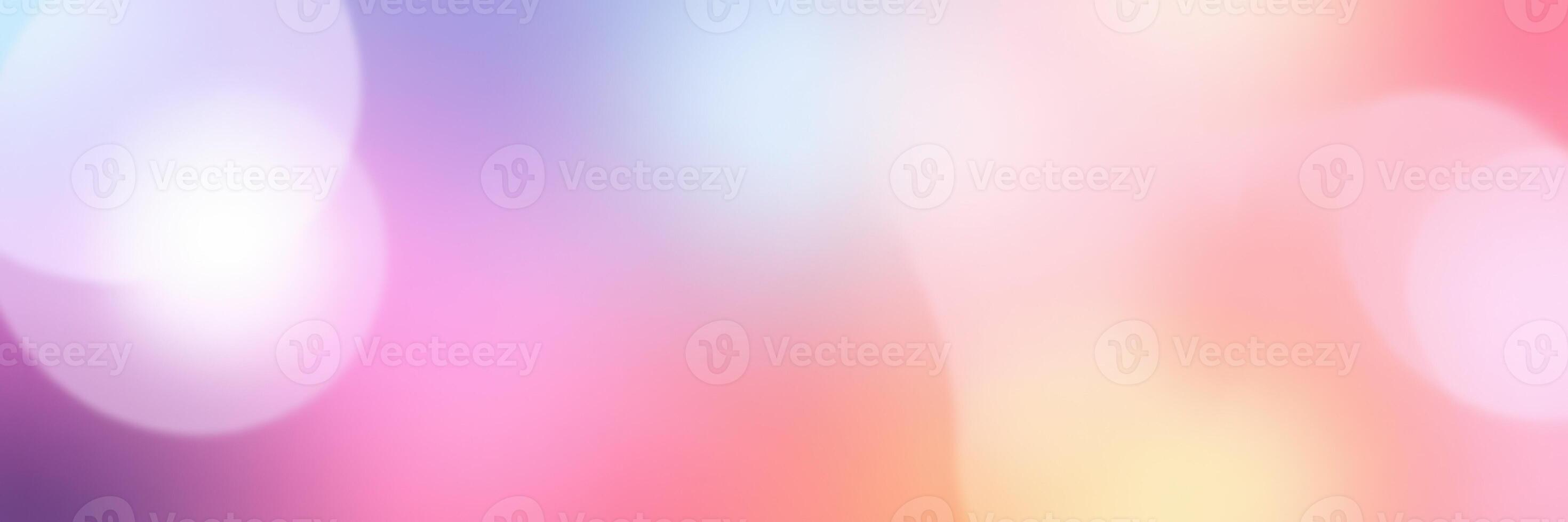 Colorful abstract background with soft bokeh effects in pastel shades photo