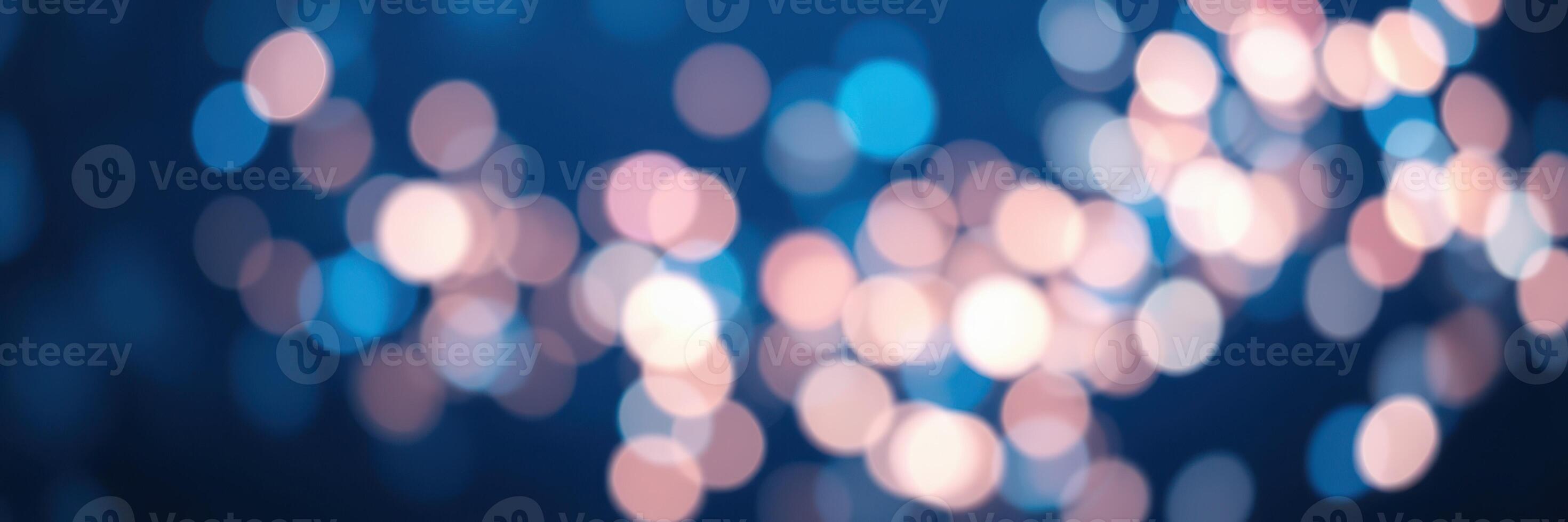 Bright and colorful bokeh lights creating a festive atmosphere during a nighttime celebration photo