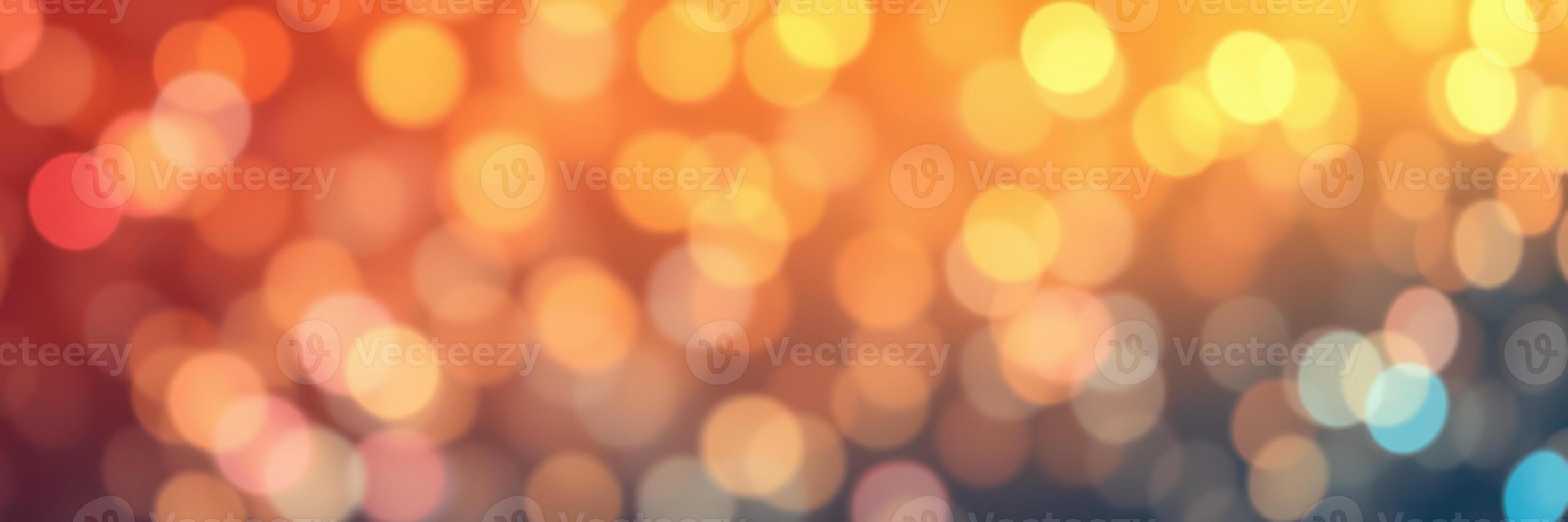 Colorful bokeh lights create a festive atmosphere during an evening celebration or gathering photo