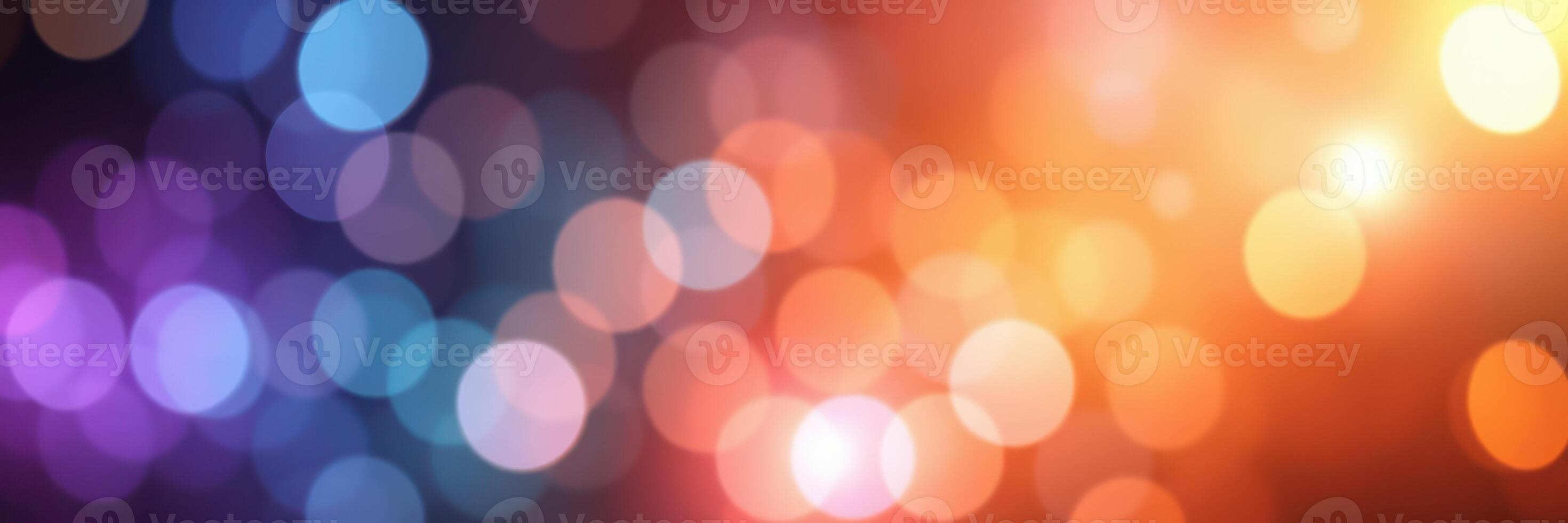 Colorful bokeh lights create a vibrant atmosphere during a nighttime celebration or event photo