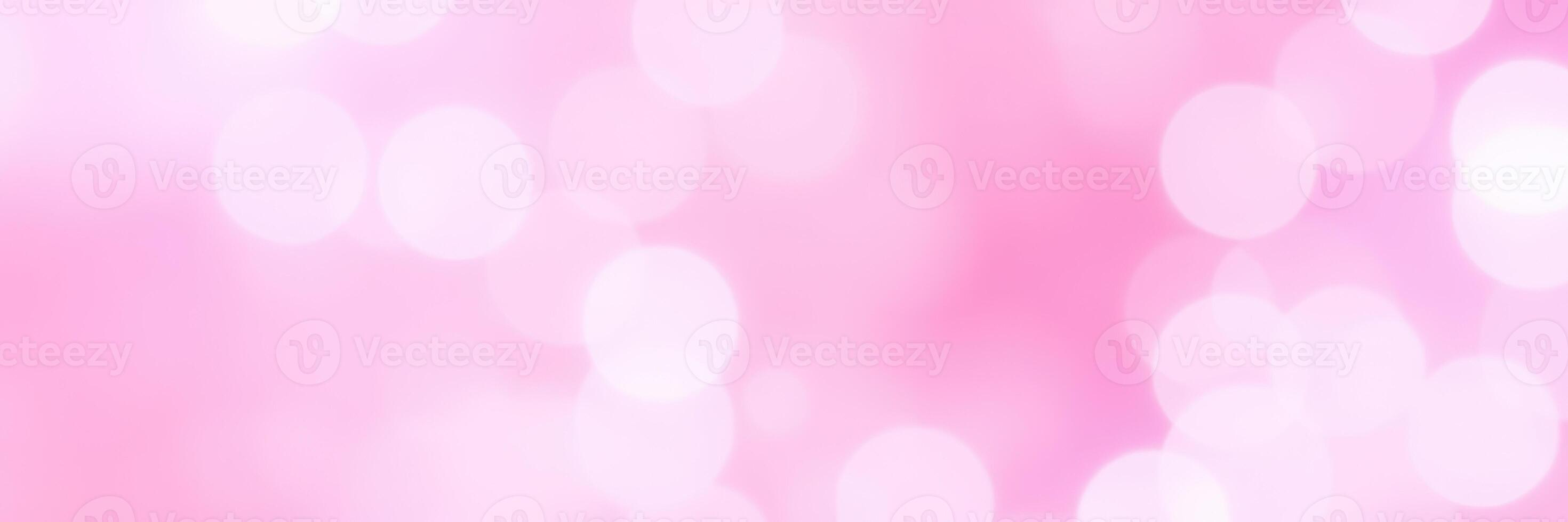 Colorful bokeh lights create a dreamy pink ambiance perfect for celebrations and events at night photo
