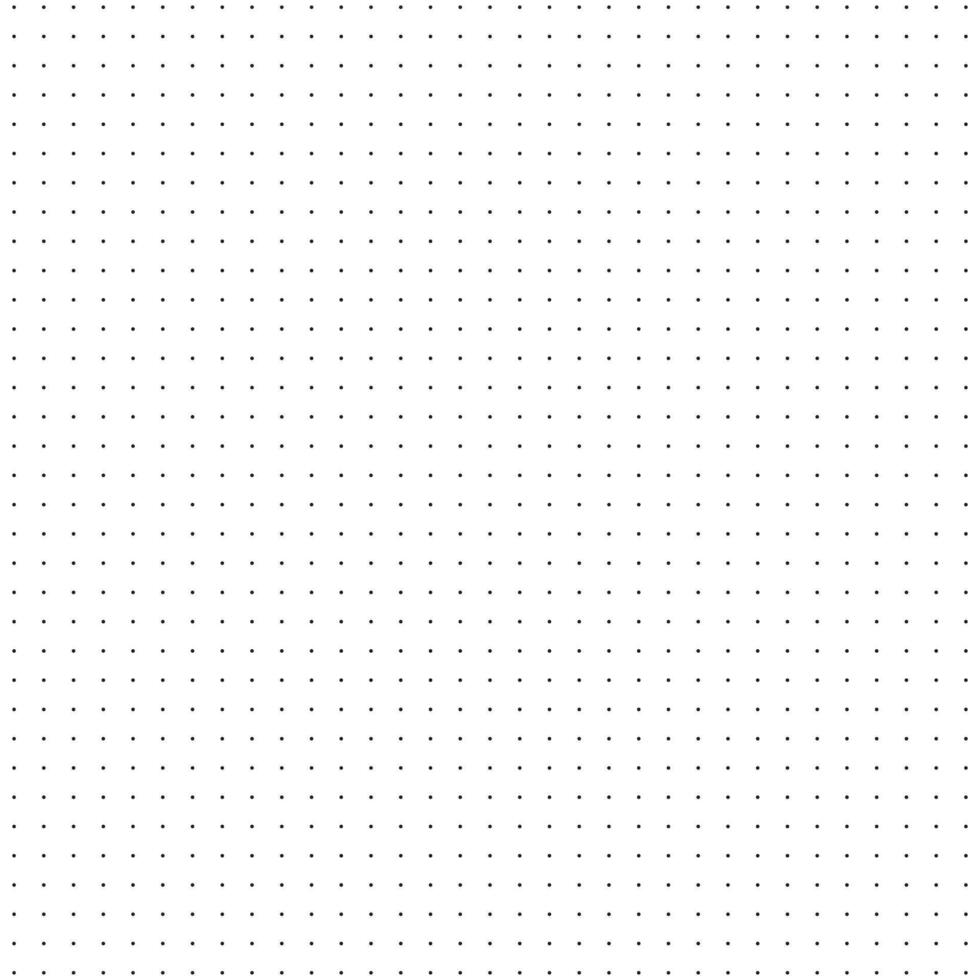 Dotted paper bullet journal template. Bullet journal texture pattern. Dotted background. vector