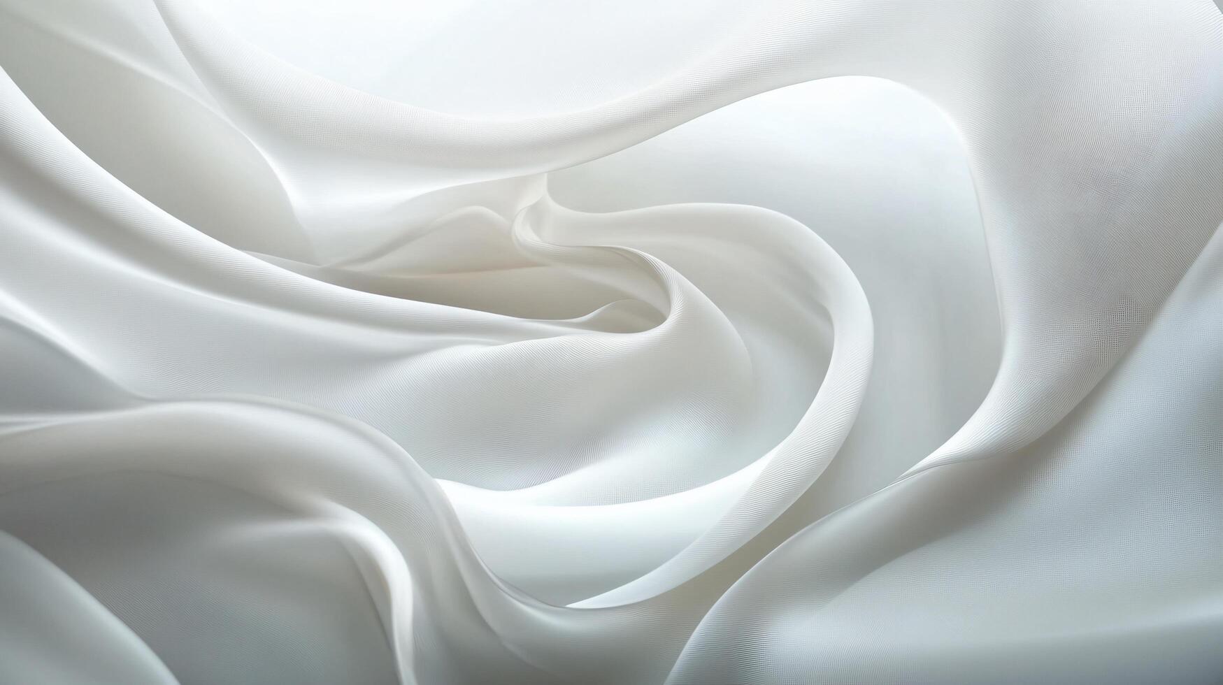 White fabric with a pattern that looks like it's been cut into pieces. The fabric is flowing and has a sense of movement photo