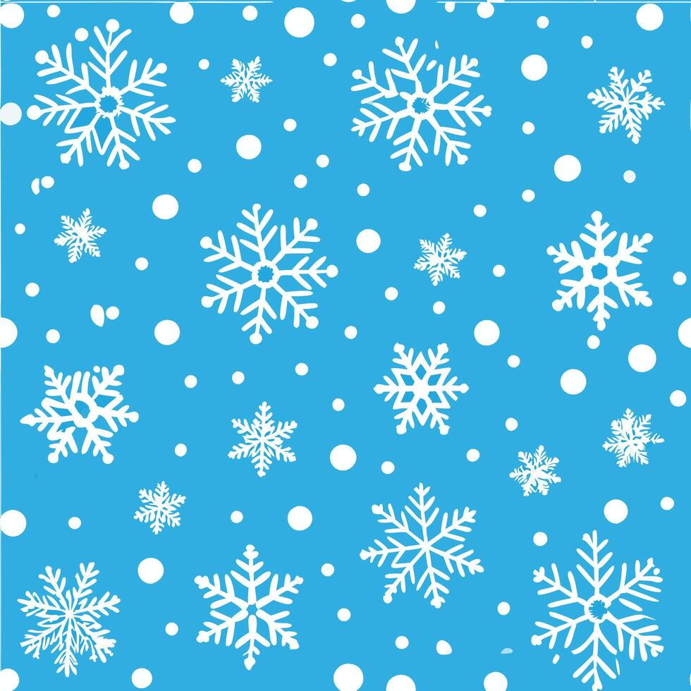Winter Snowflake Background vector