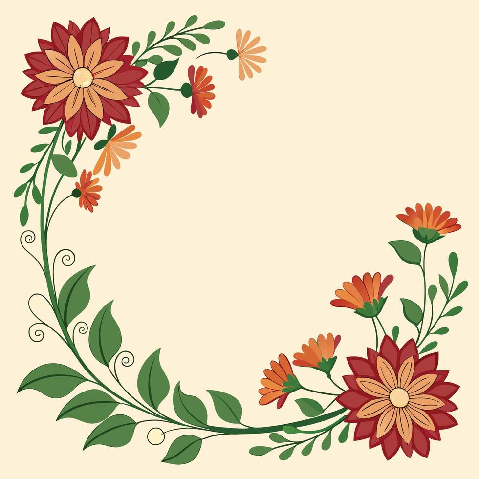 Vintage Corner Frame Border vector
